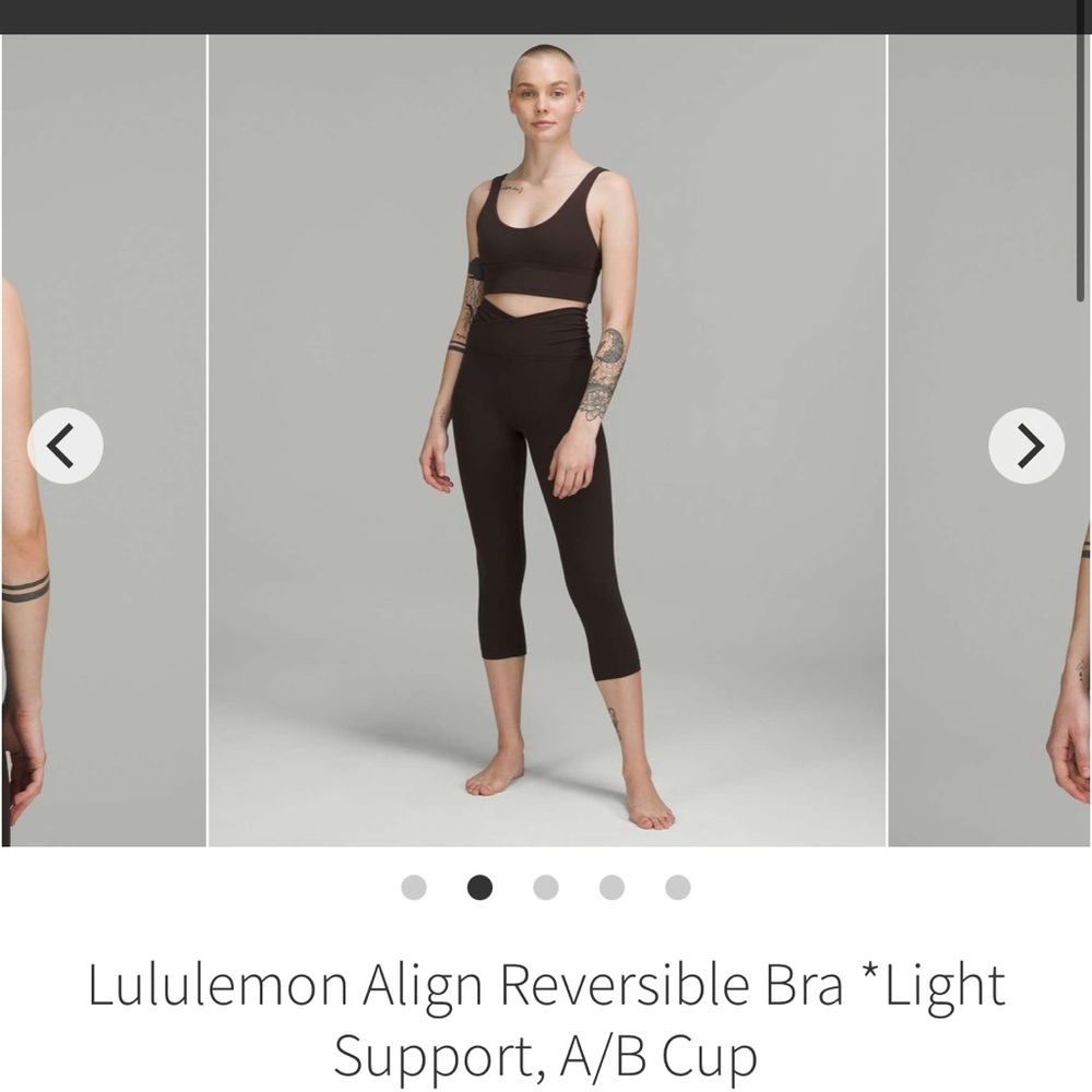 Lululemon Align Reversible Bra *Light Support, A/B Cup
French Press NWT size 6 - Picture 3 of 5